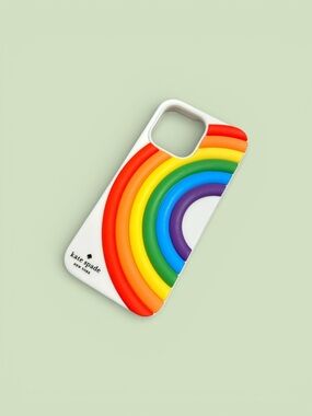 Kate Spade Rainbow Silicone iPhone 14 Case